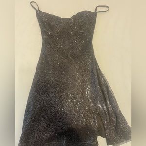 Black sparkly pixie dress , brand new never worn